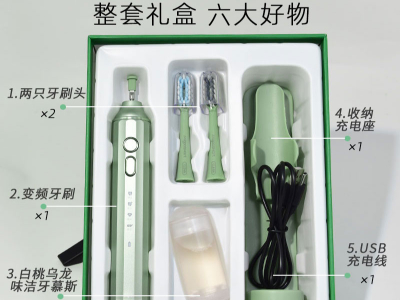 OEM膏刷一体自动挤牙膏电动牙刷厂家